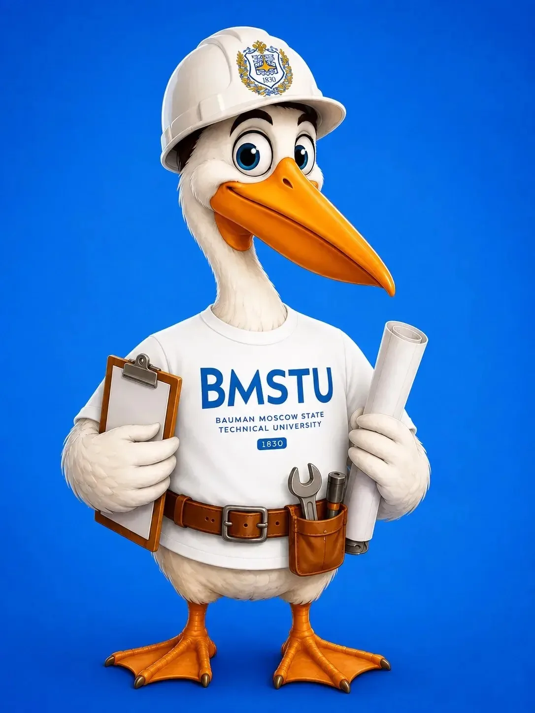 🆕Футболка BMSTU — белая, из 100% хлопка, размеры от XS до 3XL.
Для всех, кто хочет носить Бауманку 