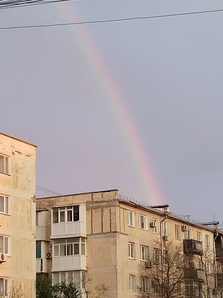 Вечерняя весенняя радуга в Евпатории!

--------------------
Группа сайтов по истории Евпатории 'От К