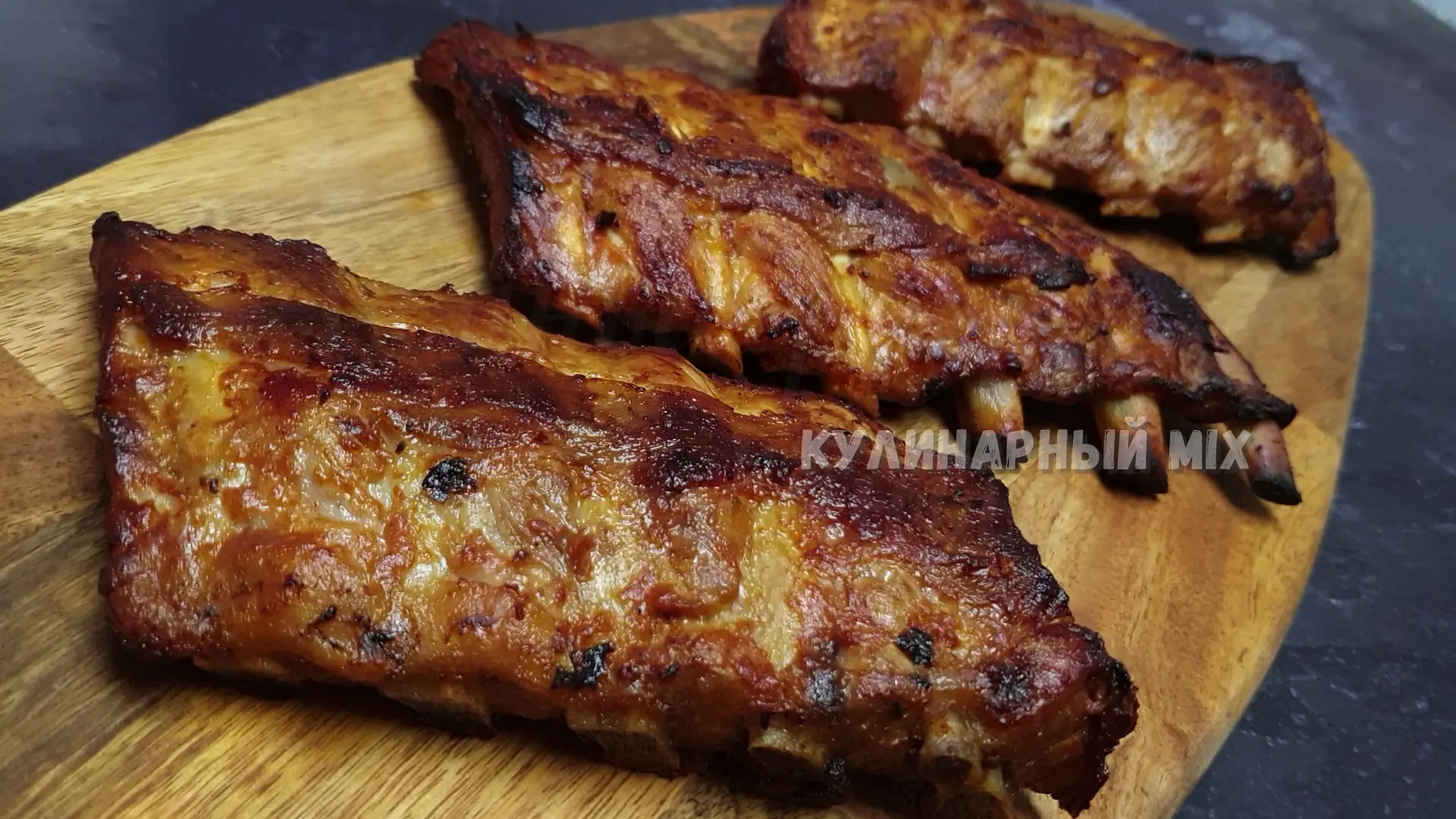 Свиные ребрышки в духовке.                                                                          