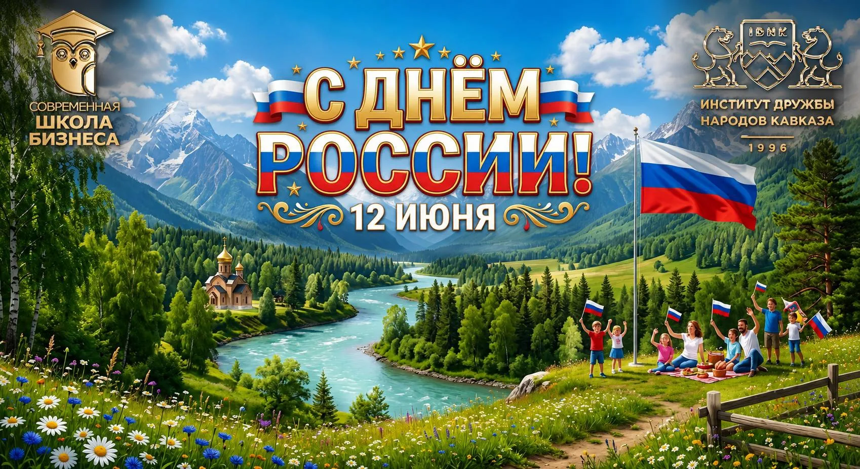 #С_ДНЕМ_РОССИИ

🇷🇺Институт Дружбы народов Кавказа и колледж «Современная школа бизнеса» поздравляю