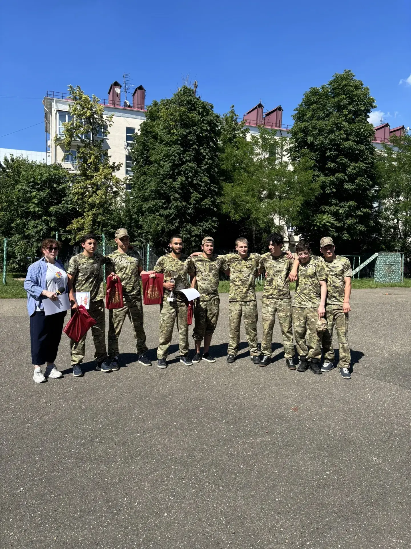 🚀 Сегодня в Краснодарском машиностроительном колледже прошла напряжённая военно-спортивная эстафета