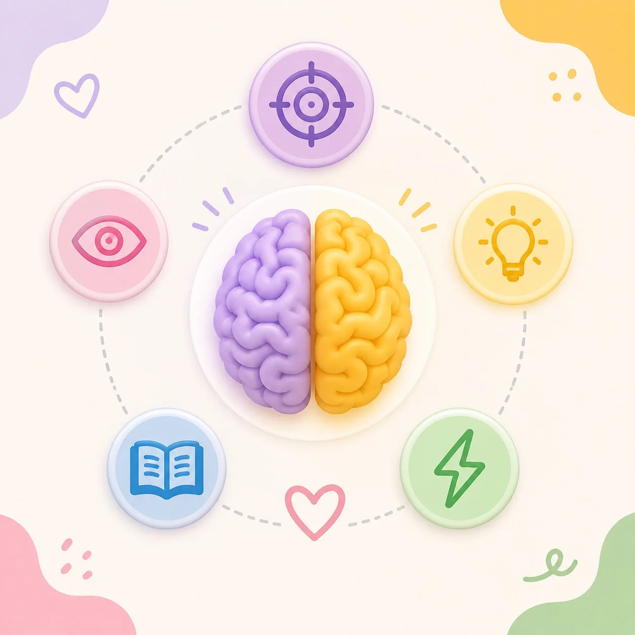 🧠 Наша методика: как мы помогаем детям учиться легче

В основе нашей работы — комплексный подход к 