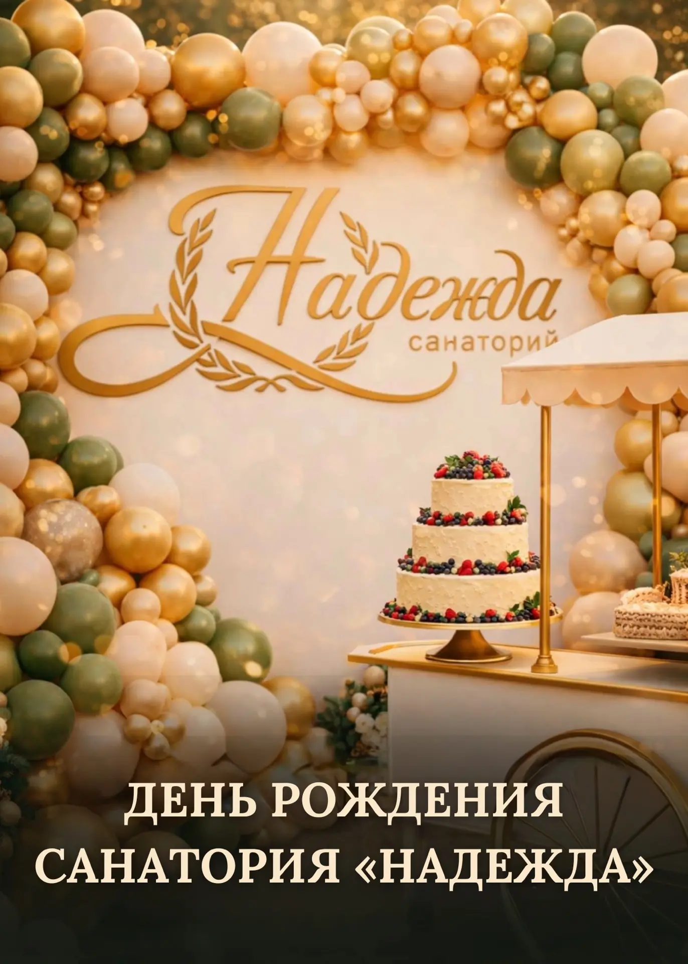 🎉 Завтра наш санаторий отмечает День рождения! 🎉

Приглашаем вас провести этот праздничный день вм