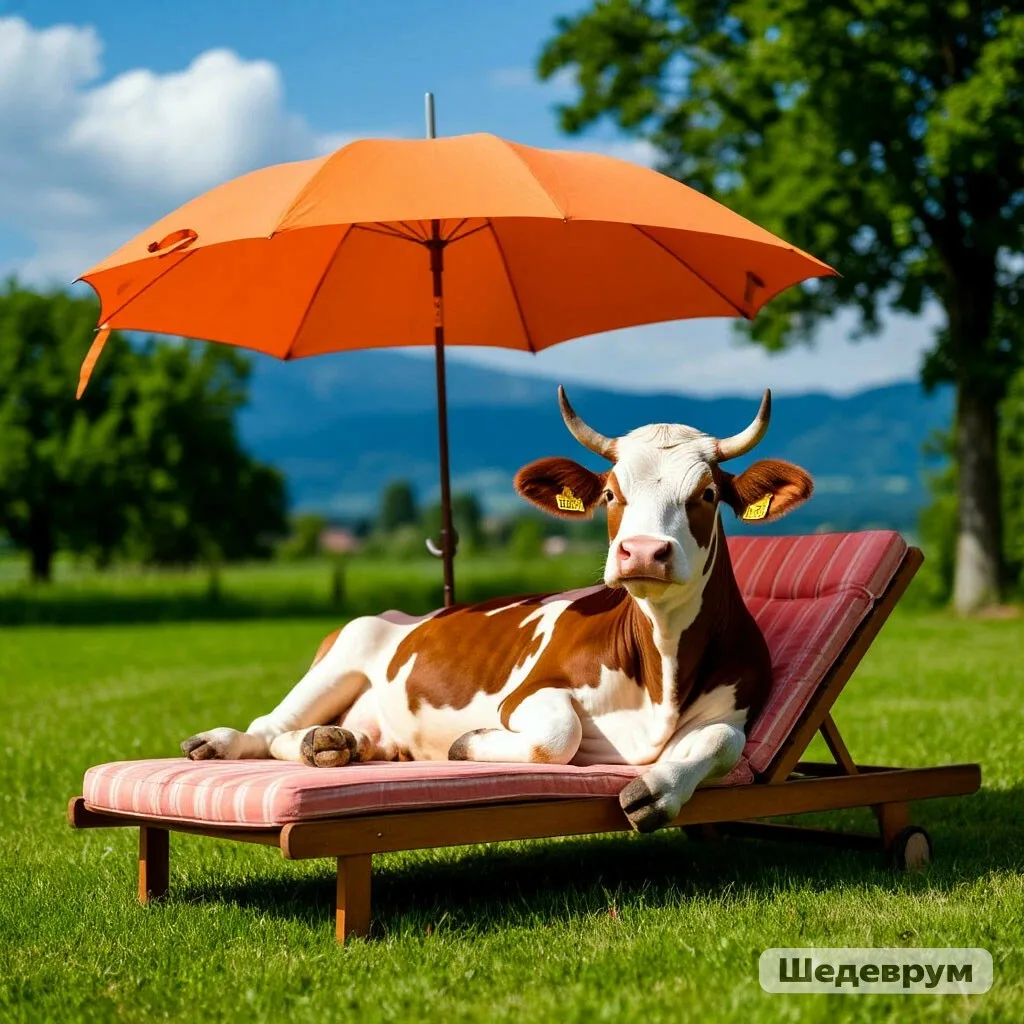 🌞🐮 Как спасти корову от жары: полезные советы для фермеров 🐄💦

Лето — пора зелёной травы, но и с