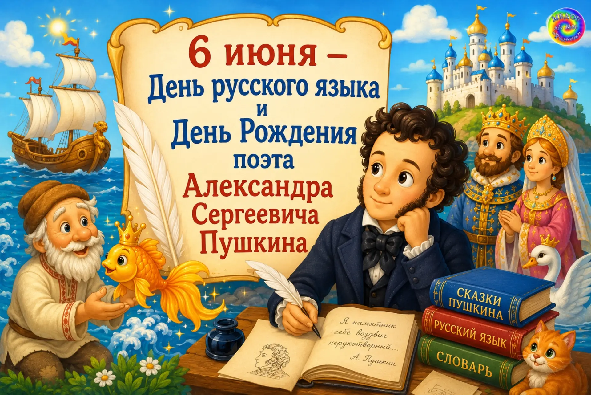 📚ДЕНЬ РУССКОГО ЯЗЫКА🇷🇺

6️⃣ июня – особенный день, в который мы отмечаем День русского языка и Де