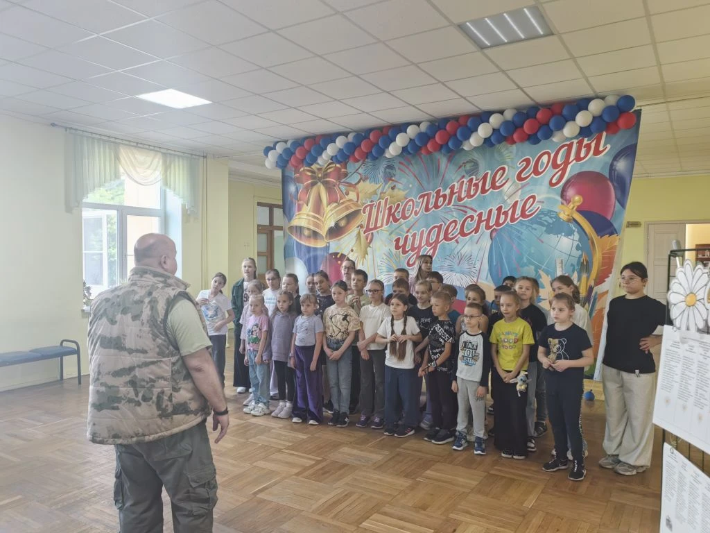 2 июня воспитанники лагеря "Ромашка" были участниками практического занятия от военно-патриотическог