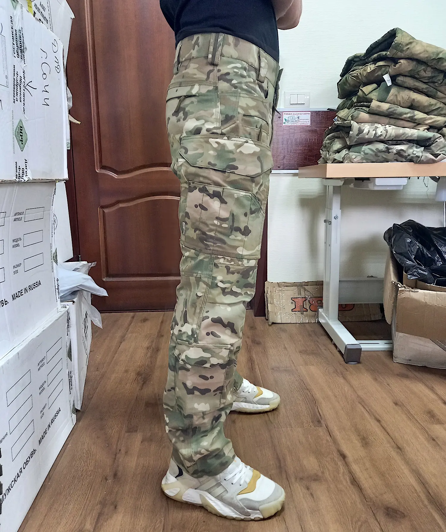 Брюки "Механик" (мультикам) 
 
Ткань: полиамидный RipStop (более мягкая и качественная чем обычный р