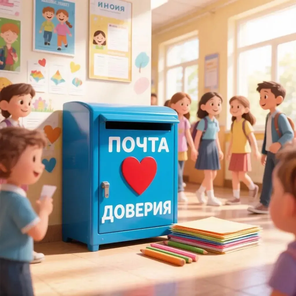 Твой голос важен! 📨✨

В нашей школе работает «Почта доверия»! 🎒💌

«Почта доверия» — это не просто