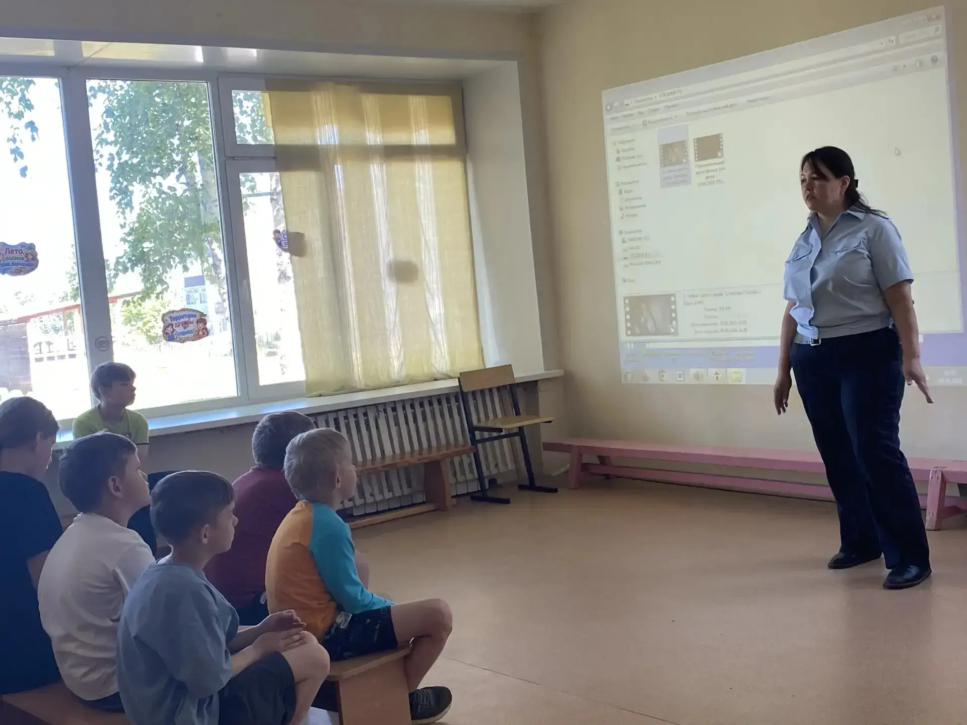 9 июня в лагере дневного пребывания «Цветное лето» прошел Единый день профилактики, в котором принял
