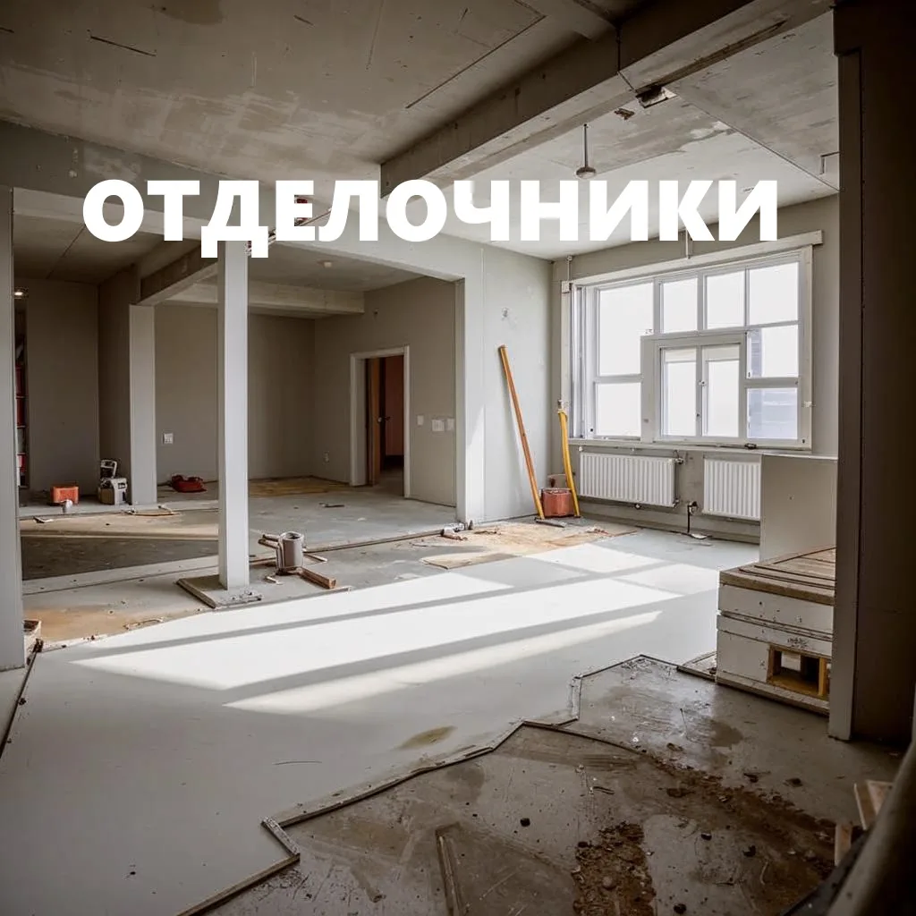 Требуются Отделочники-универсалы
Москва

🟨Обязанности:
- Выполнение черновых работ - стяжка, штукат