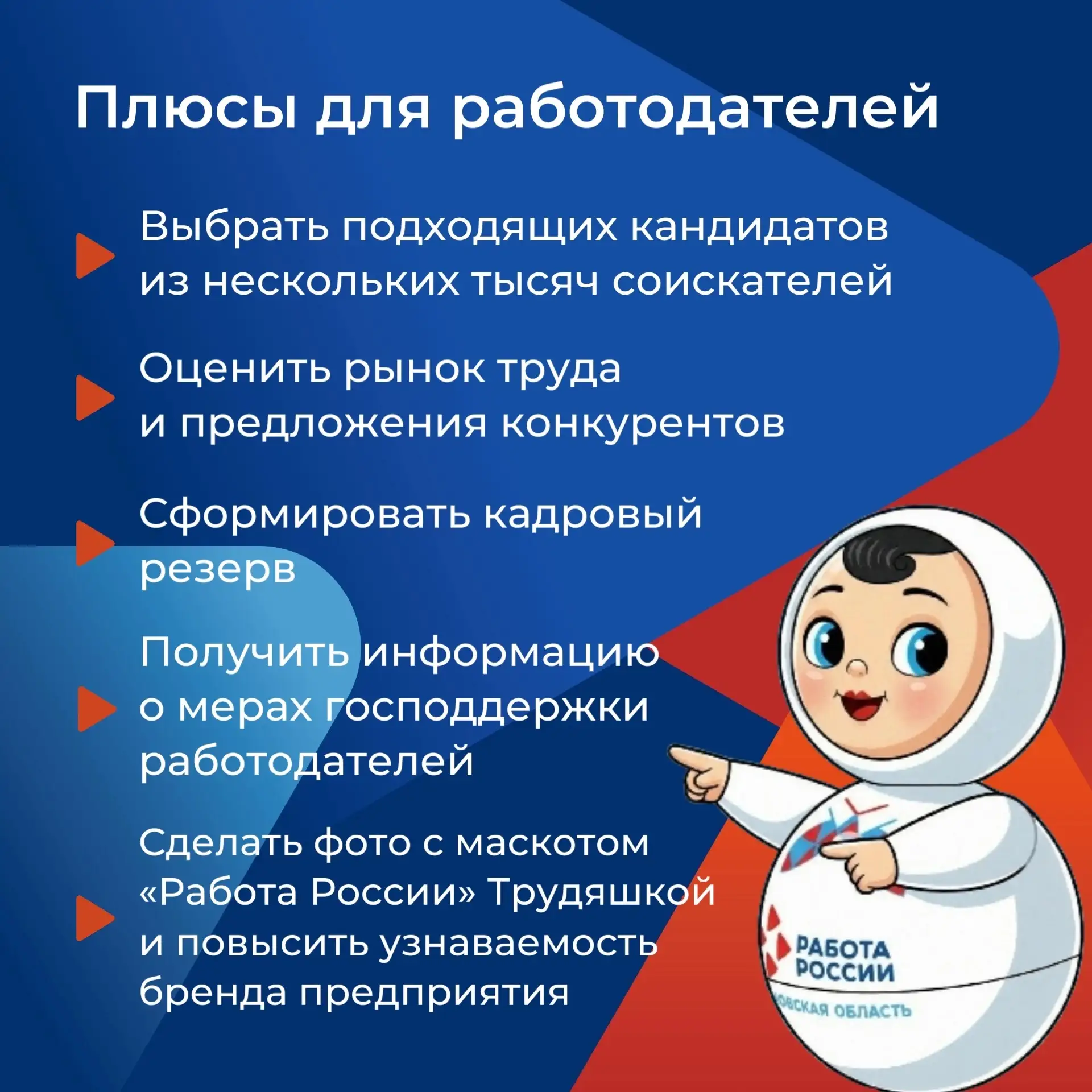 🏁Приближается федеральный этап Всероссийской ярмарки трудоустройства «Работа России. Время возможно