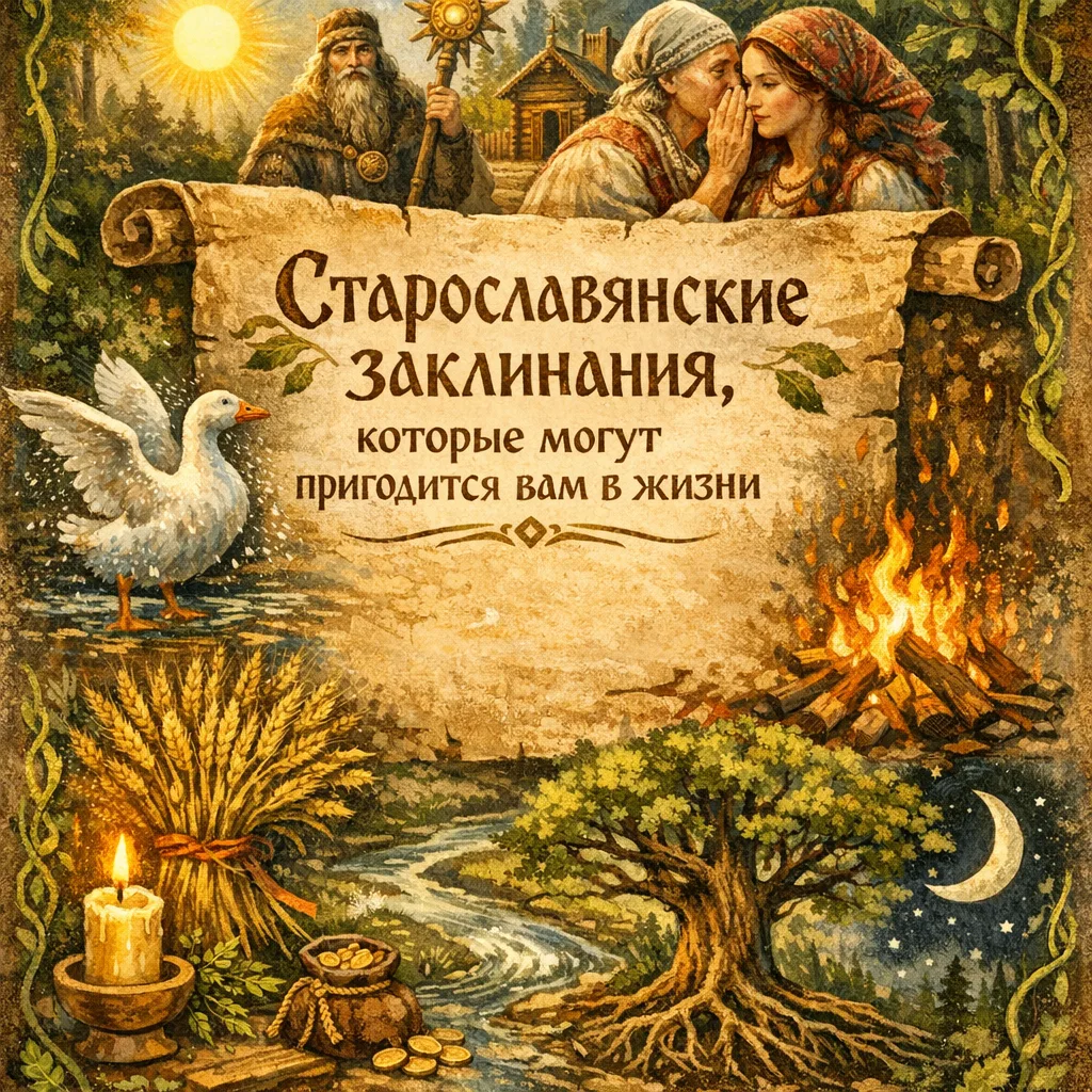 🌿 Старославянские заклинания, которые могут пригодиться вам в жизни
Многие думают, что древняя слав