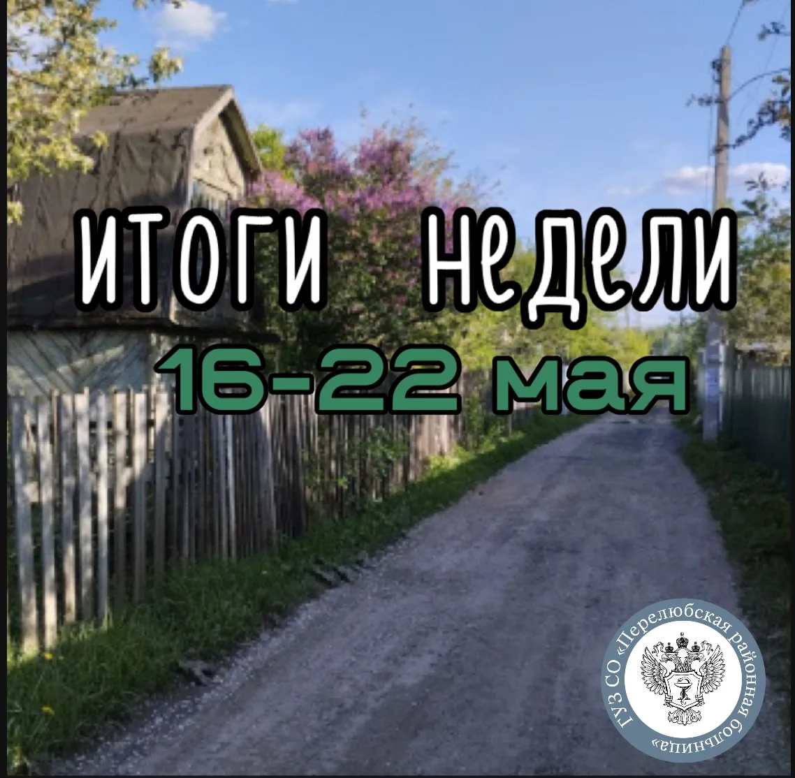 Перелюбская районная больница 
в цифрах

ИТОГИ НЕДЕЛИ 
16-22 мая 2026 года.

📌Госпитализировано в к