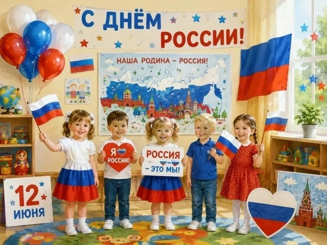 ️Уважаемые родители! 
🇷🇺Коллектив детского сада поздравляет Вас с главным государственным праздник