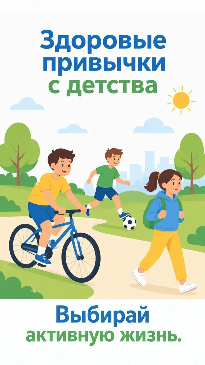 Здоровые привычки формируются с детства

В рамках недели сохранения здоровья детей важно напомнить о