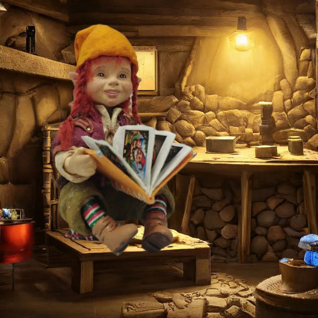 Дорогие друзья! 🌟  

Сегодня хочу поделиться своим новым творением — милым гномиком Борей, который 
