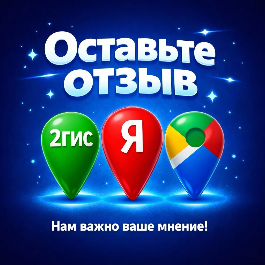 На любой удобной для Вас платформе. ⭐️⭐️⭐️⭐️⭐️
Займёт не больше 2 минут!
Нам будет приятно! 🙂👍

✅О
