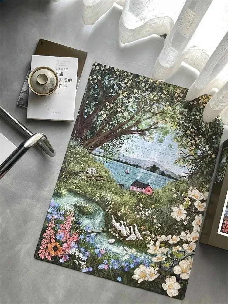 🌸 Возвращаюсь к вам с новой подборкой для уютных вечеров. Вспомнила, как во времена пандемии пазлы 