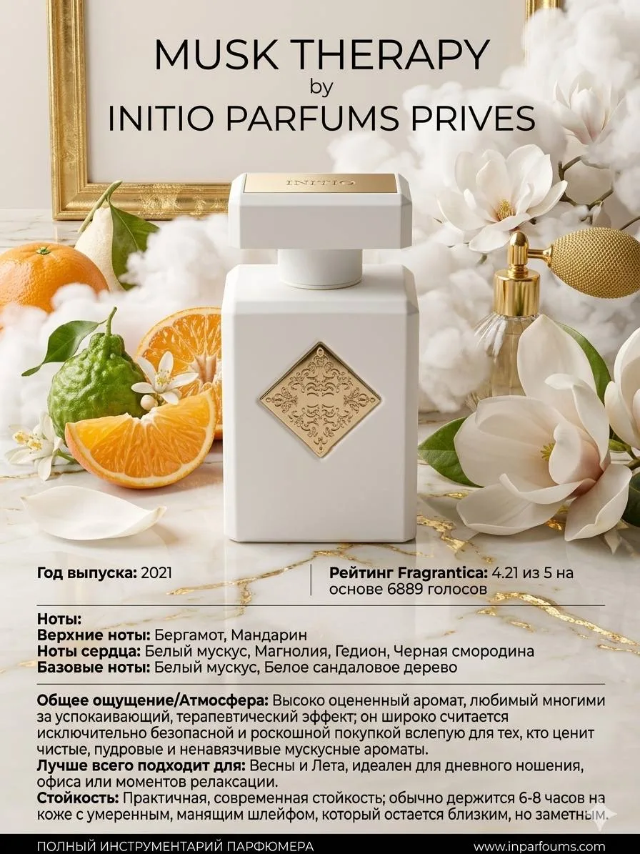 MUSK THERAPY от Initio Parfums Prives — настоящий сеанс ольфакторной релаксации, аромат-антидепресса