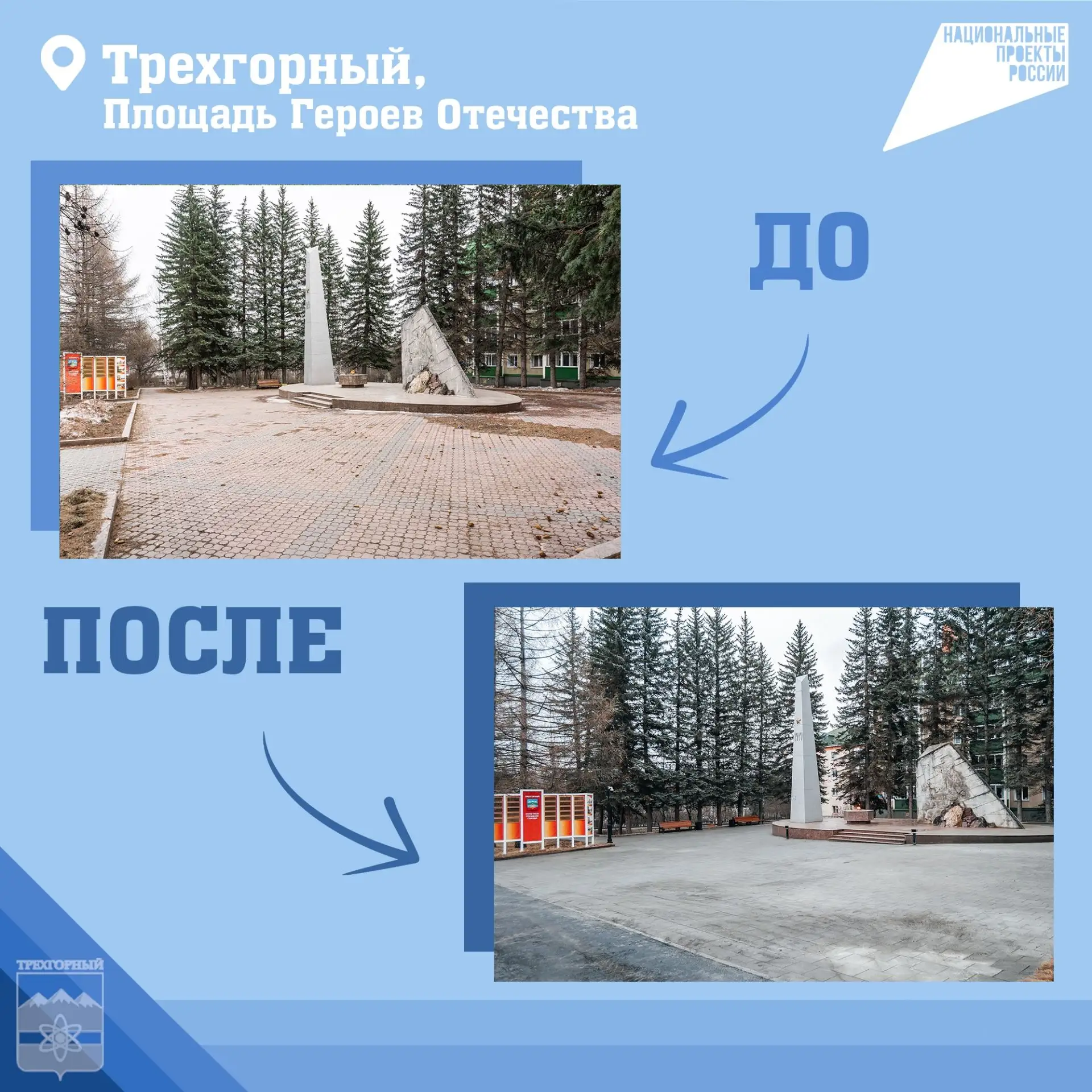 Помните, как выглядели эти места раньше?

С 2018 года благодаря федеральному проекту «Формирование к