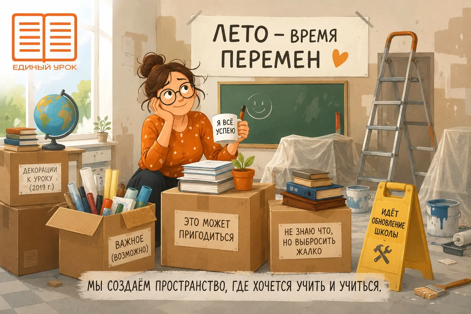 🔨 Школьные ремонты летом глазами педагогов

Для родителей и учеников лето в школе выглядит примерно
