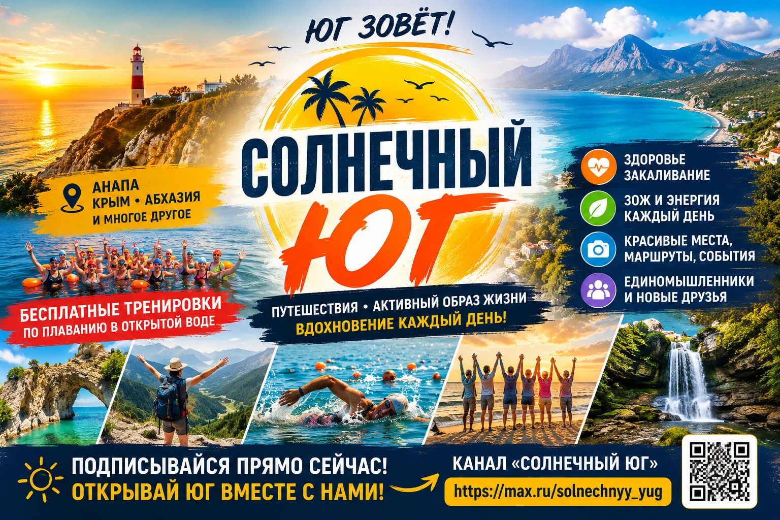 🔥 ХВАТИТ ЛИСТАТЬ ЛЕНТУ — ПОРА ЖИТЬ!

🌴 «СОЛНЕЧНЫЙ ЮГ» — это больше, чем канал. Это сообщество люде