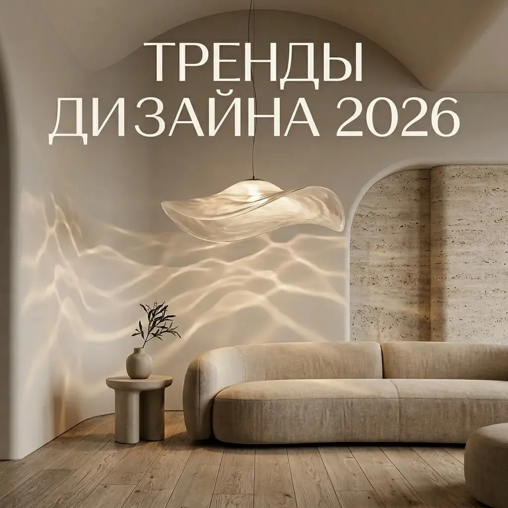 ✨Тренды дизайна 2026, которые будут задавать настроение пространству

🔤Биофилия 2.0

Природа в инте