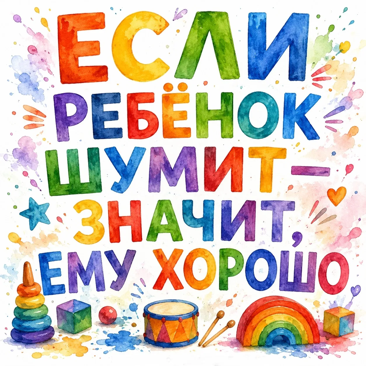 «Если ребёнок шумит — значит, ему хорошо» 👶🎉

Шум, смех, беготня, крики… Иногда кажется, что тишин