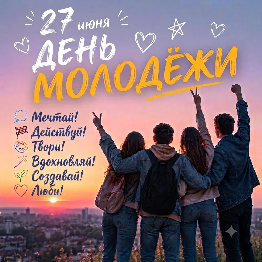 День тех, кто задают тренды и воплощают смелые идеи☀️

Жизнь города и страны начинается с нас самих.