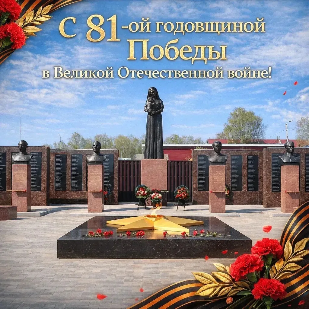 🪖 С Днём Победы!

Сегодня, 9 мая, вся страна отмечает великий праздник — День Победы!

Это день пам