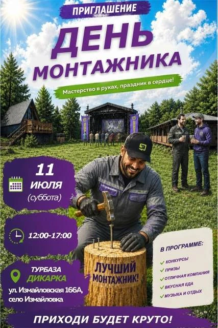 🎉 День монтажника в Сочи — не пропустите! 🎉

Компания «Сантехмастер Групп» приглашает всех монтажн