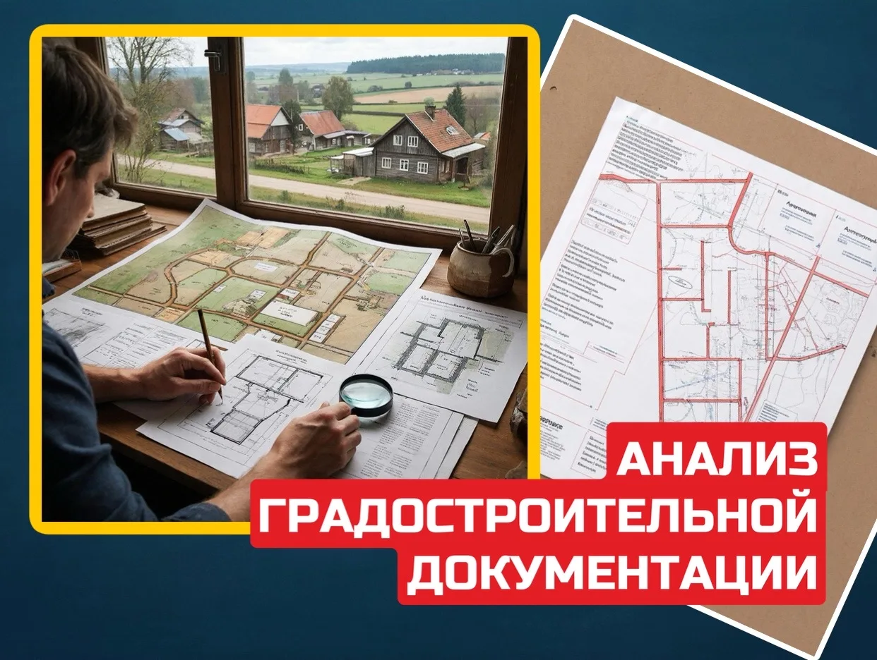 Анализ градостроительной документации (ПЗЗ, ППТ и ПМ, СЗЗ, ограничения КГИОП, обременения, транспорт