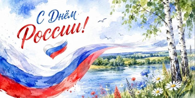 🇷🇺 С Днём России!

🌼12 июня — день, когда мы с особой гордостью говорим о нашей стране. О её вели