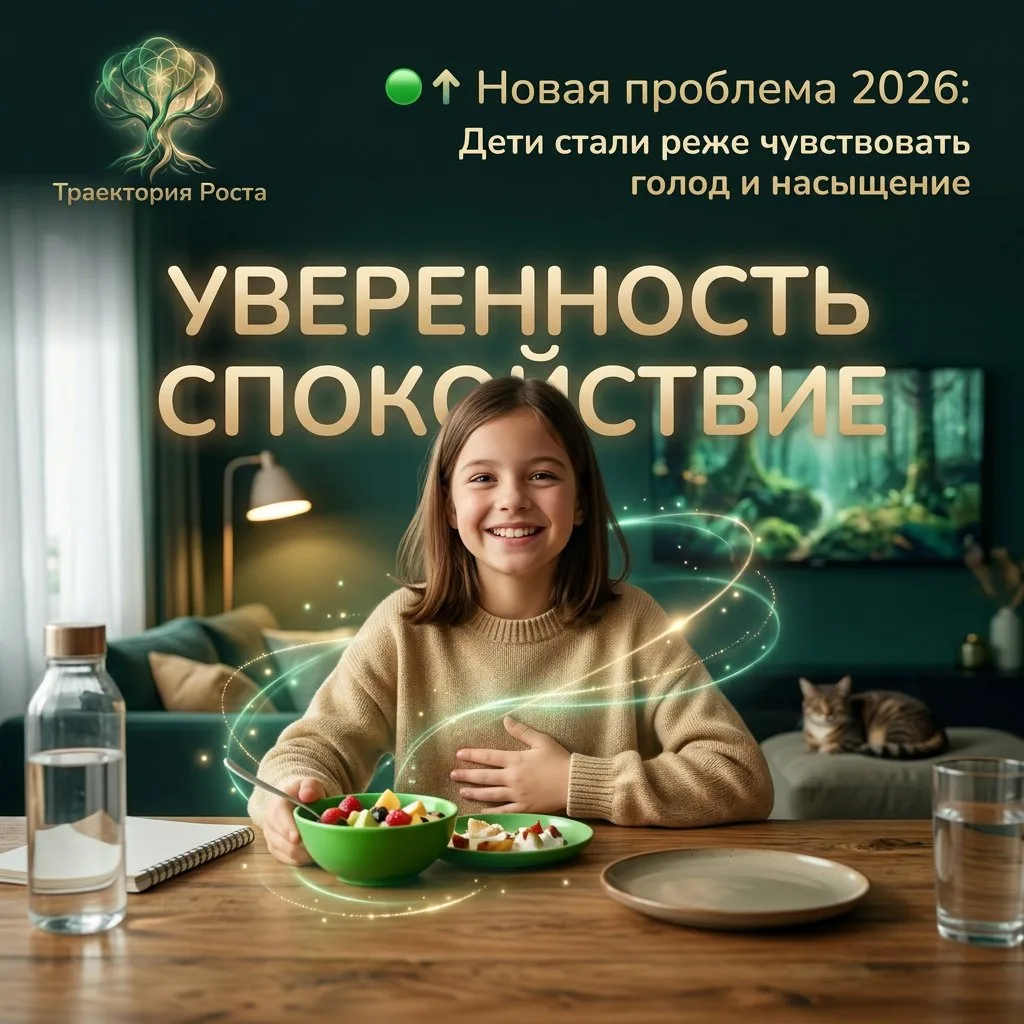 🟢⬆️ Новая проблема 2026 года: дети стали реже чувствовать голод и насыщение

Педиатры и специалисты