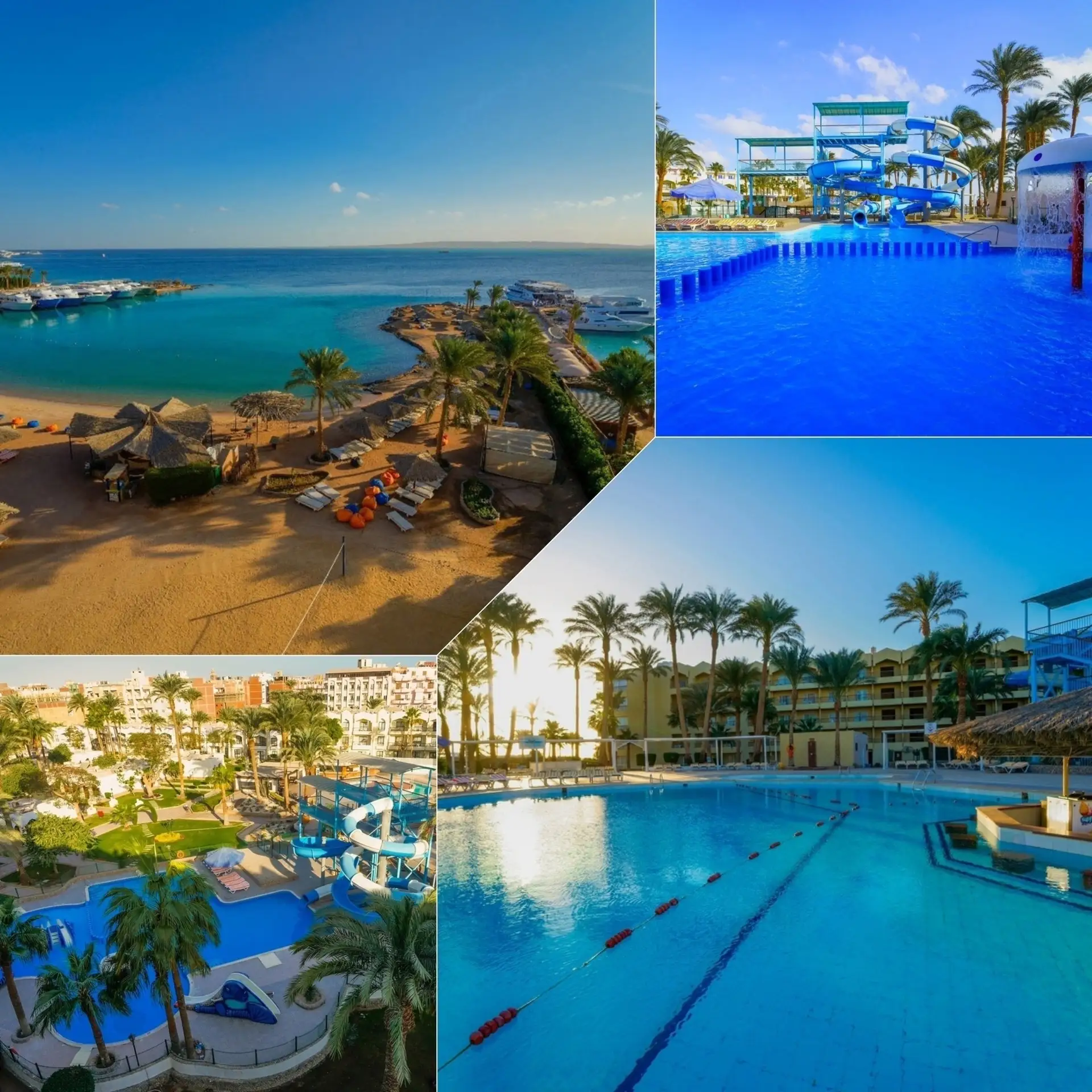 💥 ЕГИПЕТ - ХУРГАДА 
отель Regina Resort & Aqua Park 4* 
Отель с большой зеленой территорией на бере