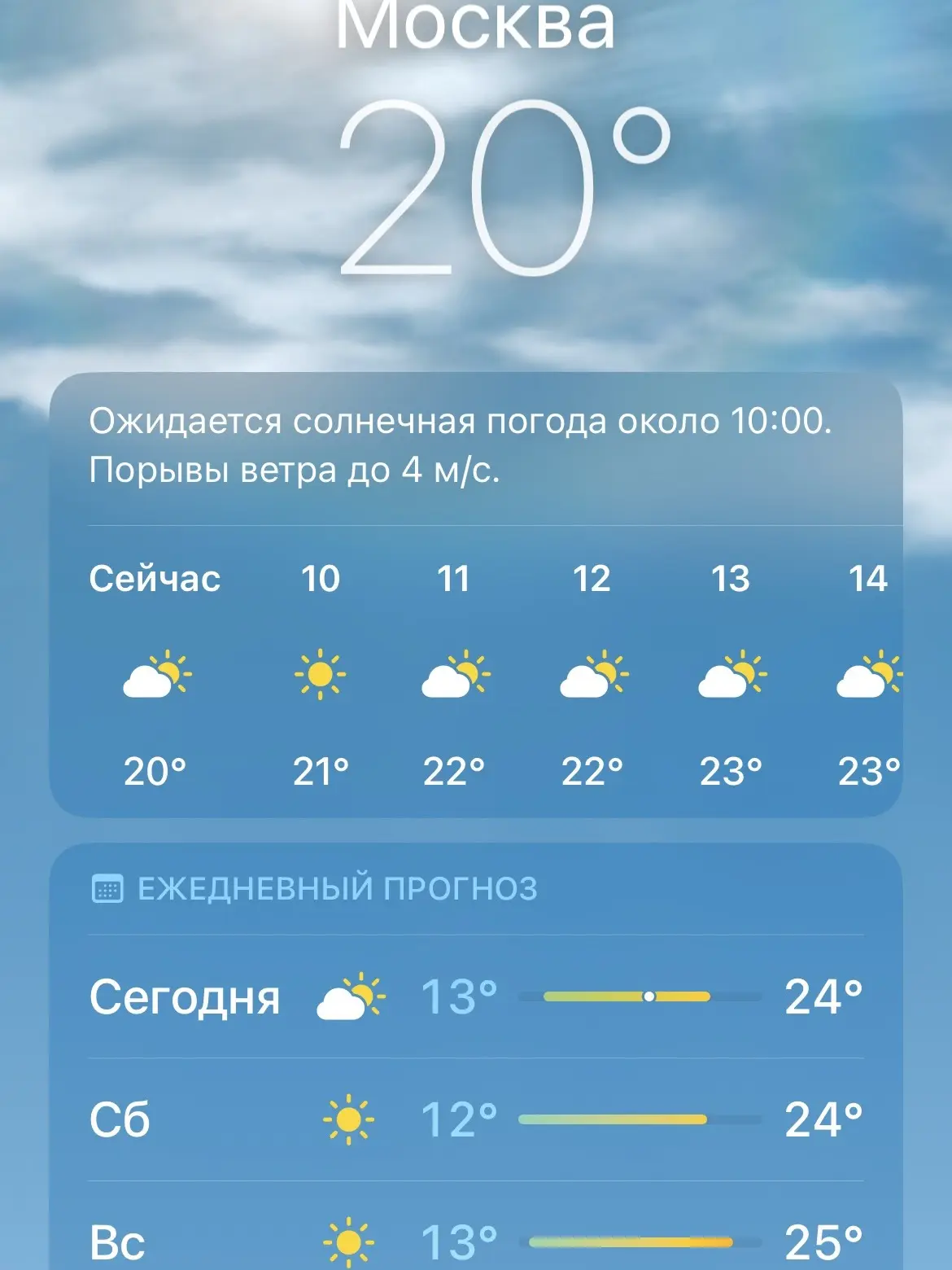 АТМОСФЕРА: прогноз на выходные выглядит как план не сидеть дома. 

В Москве солнечно, а воздух прогр