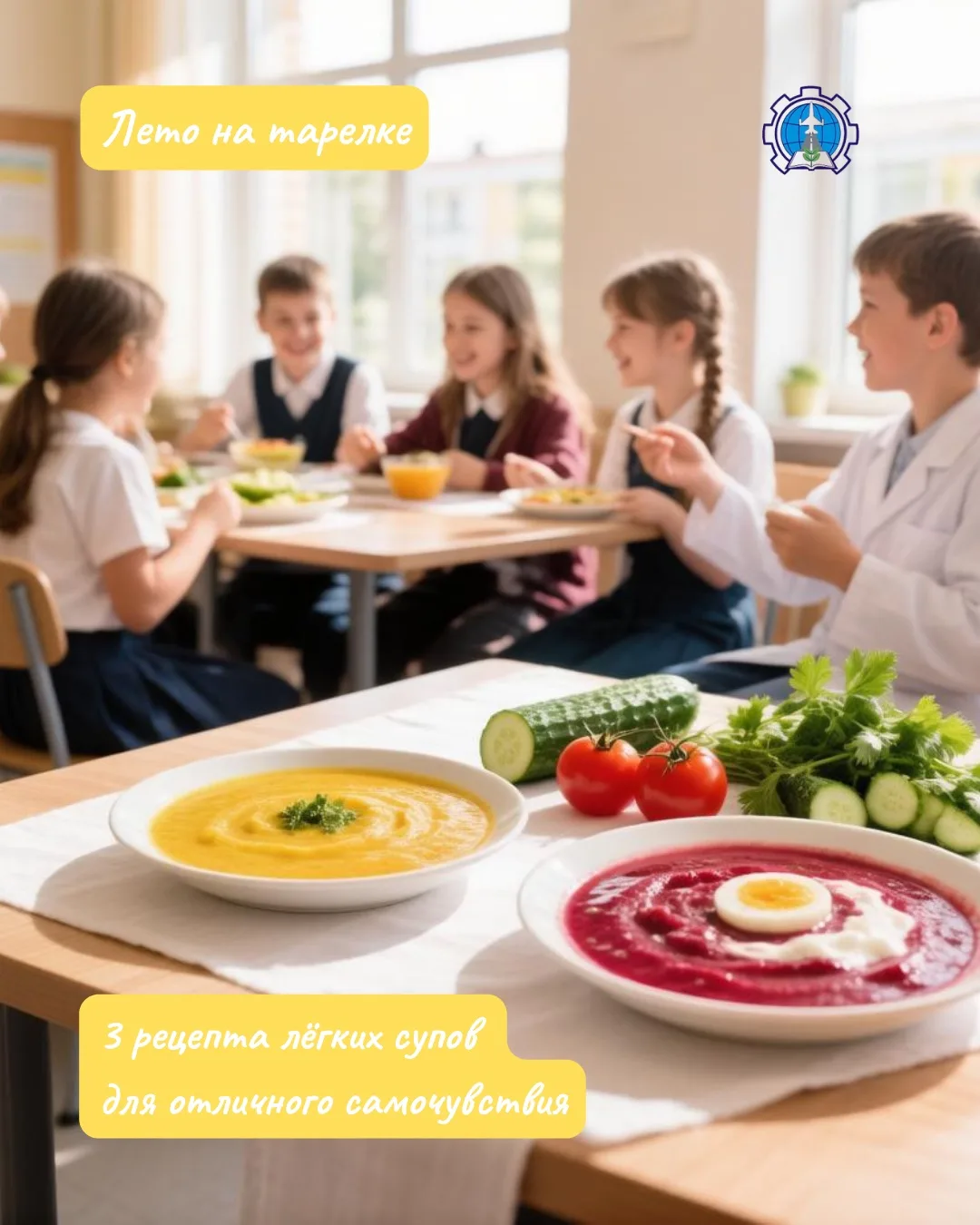🍲☀️Лето на тарелке: 3 рецепта лёгких супов для отличного самочувствия

Лето — это не только солнце 