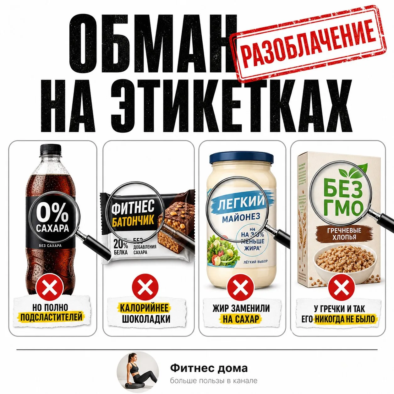 🕵 Как производители легально обманывают вас на этикетках

Читаешь состав, думаешь "ну хоть это поле