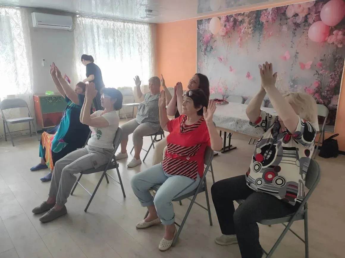 Группа "Здоровье +" снова на старте. Регулярные занятия наших получателей социальных услуг дневного 