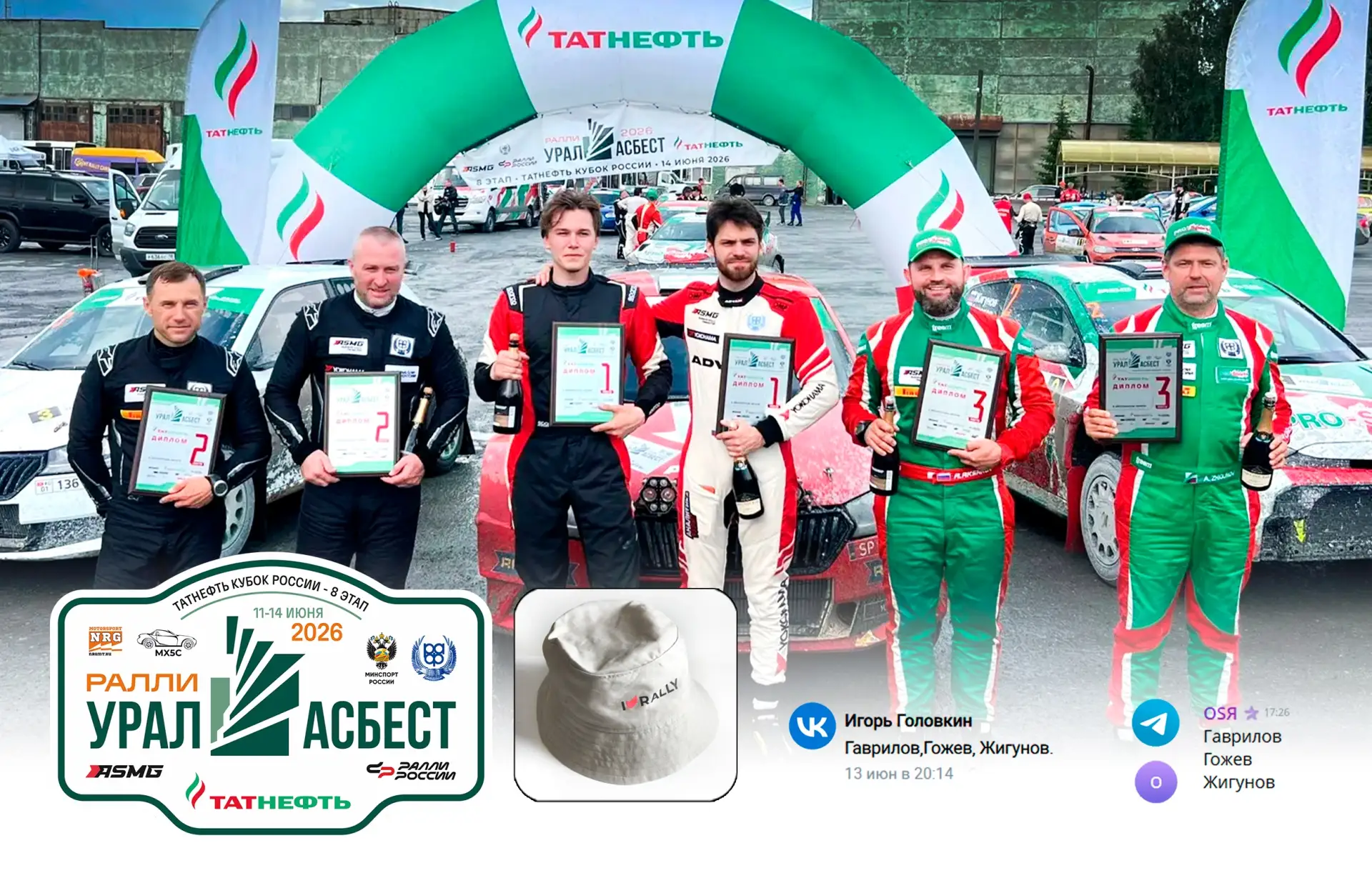 🏆 Мы подводим итоги конкурса, в котором нужно было постараться предсказать первую тройку призёров а