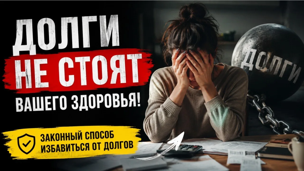 ДОЛГИ НЕ ДОЛЖНЫ СТОИТЬ ВАМ ЗДОРОВЬЯ

Каждый день я общаюсь с людьми, которые долгое время пытались с
