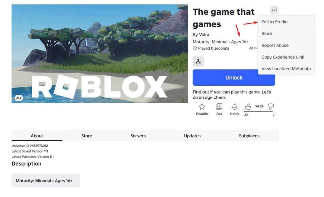 Roblox уже откровенно смеется над нами... 🤡

Если тебе нет 16 лет, то в некоторые игры ты играть не
