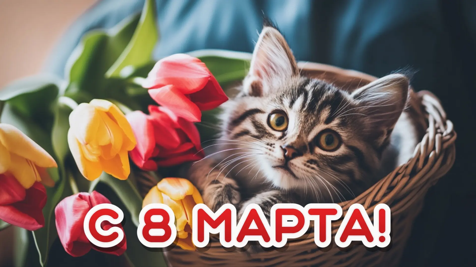 С прекрасным праздником весны
Мы Вас сердечно поздравляем.
Здоровья, счастья и любви
От всей души мы