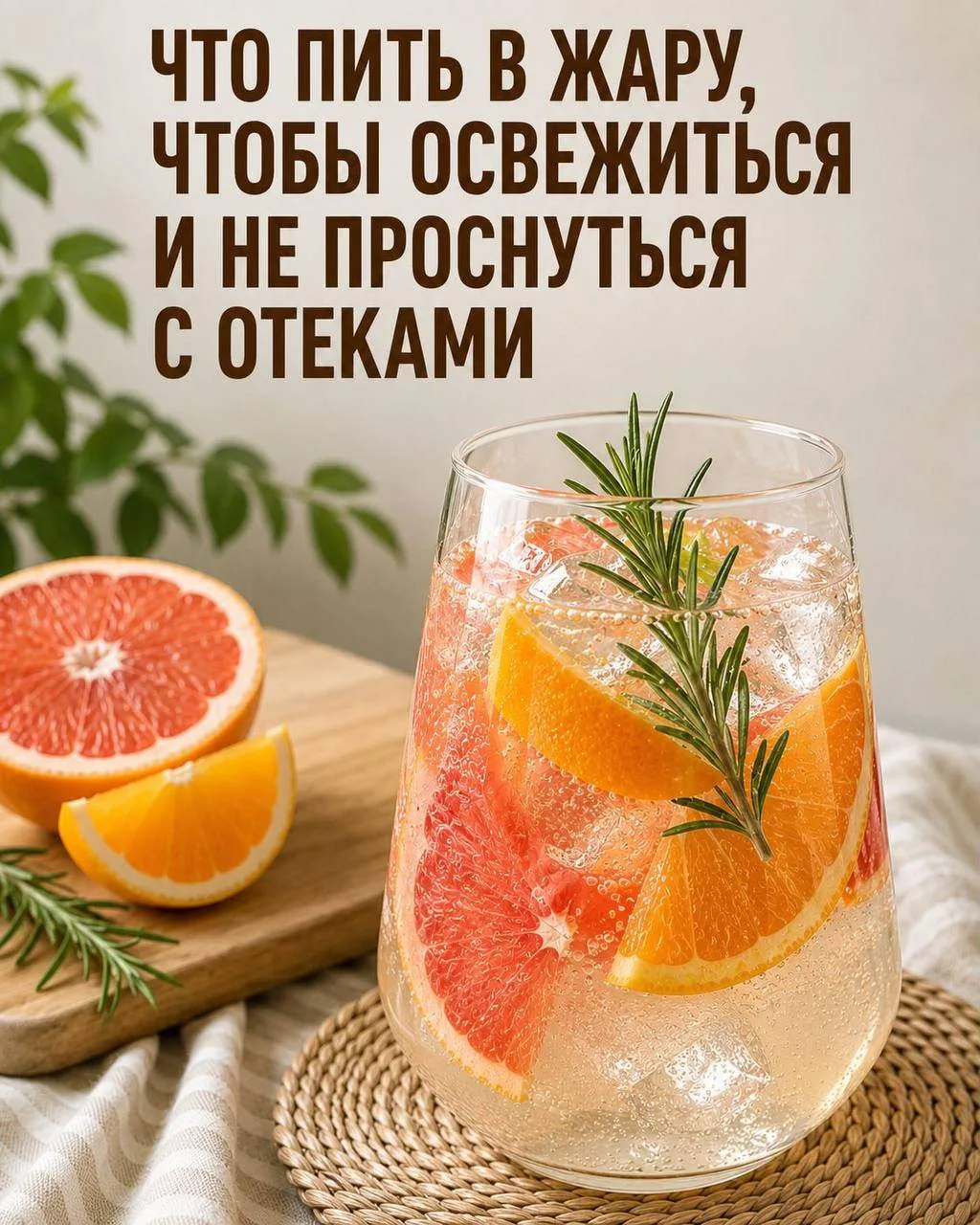 Делюсь интересной подборкой для разных вкусов. 

🍹Освежающие напитки, которые спасут вас от отеков 