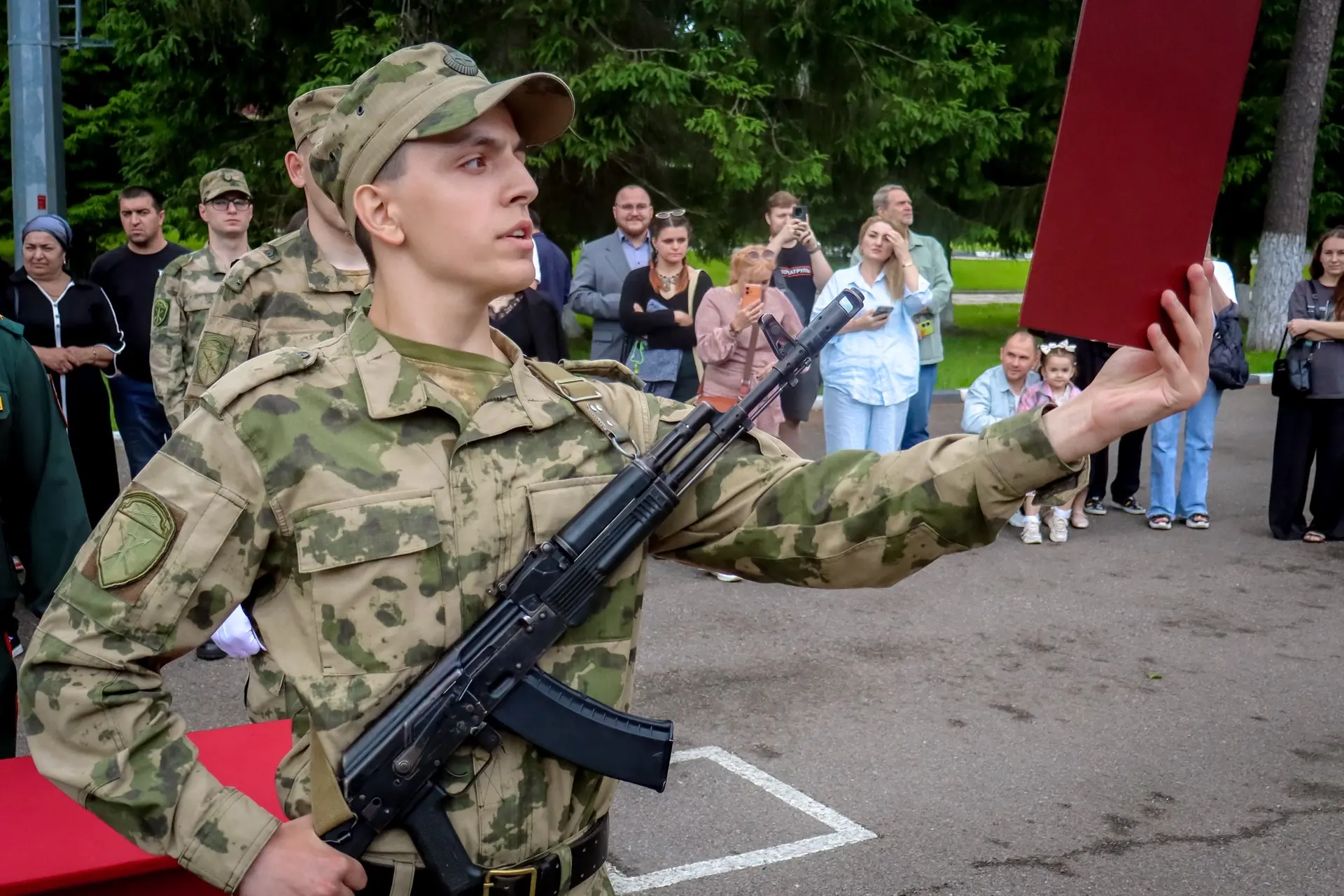 👏В Ленинградской области состоялась торжественная церемония принятия Военной присяги военнослужащим