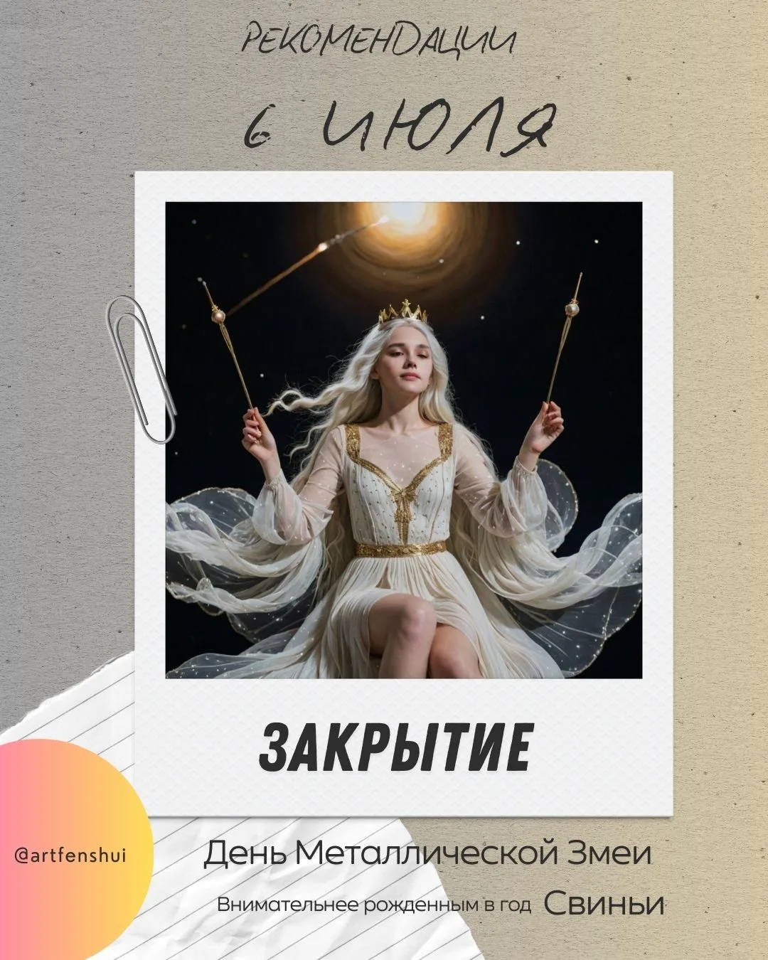 ☀️ Здравствуйте, друзья!

6 июля  — 1️⃣2️⃣ День Закрытия

Это день для завершения и подведения итого