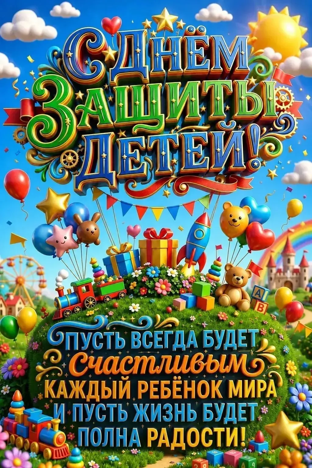 Дорогие дети и родители!
Поздравляем вас с 1 июня — Днём защиты детей и первым днём лета ☀️ 🌈🥳
Дет