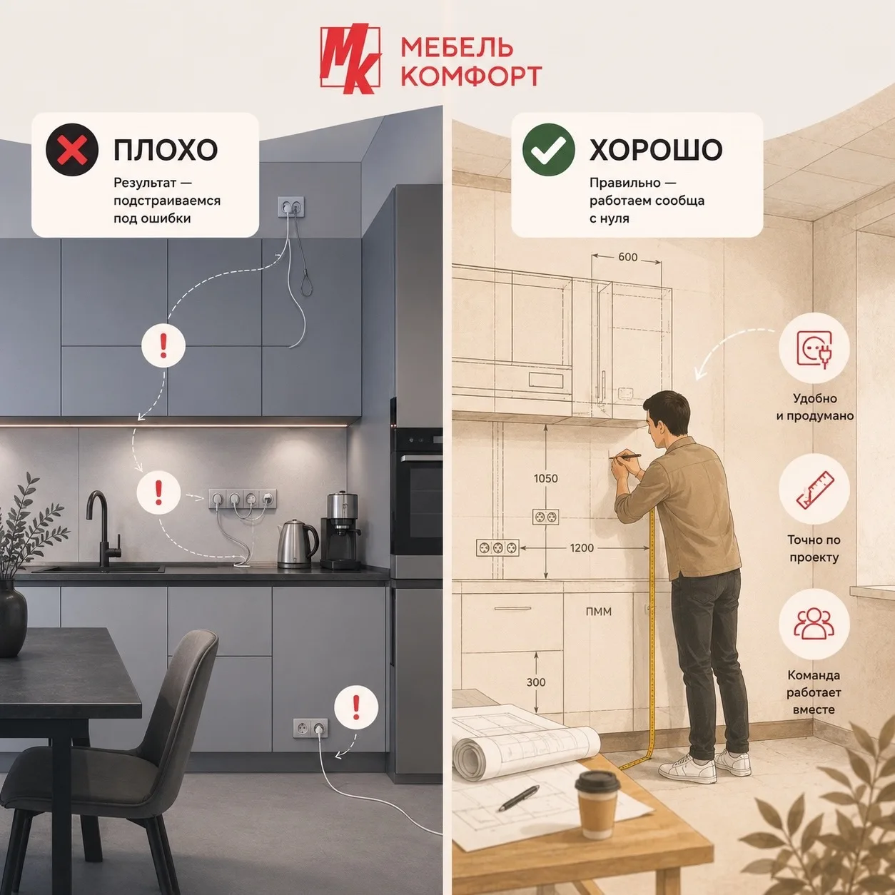 НА КАКОМ ЭТАПЕ ОБРАЩАТЬСЯ К ДИЗАЙНЕРУ КОРПУСНОЙ МЕБЕЛИ? 🤔

Друзья, частая ошибка: приходить, когда 
