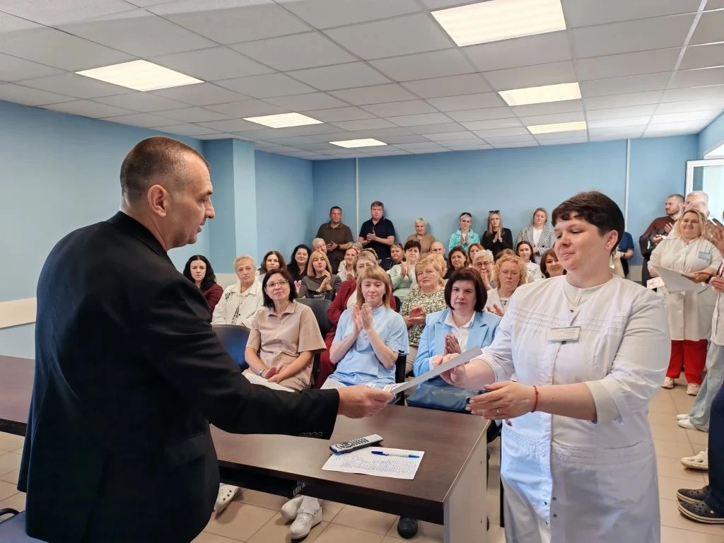 В преддверии профессионального праздника в ГУЗ «ГБ №9 г. Тулы» состоялось торжественное мероприятие,