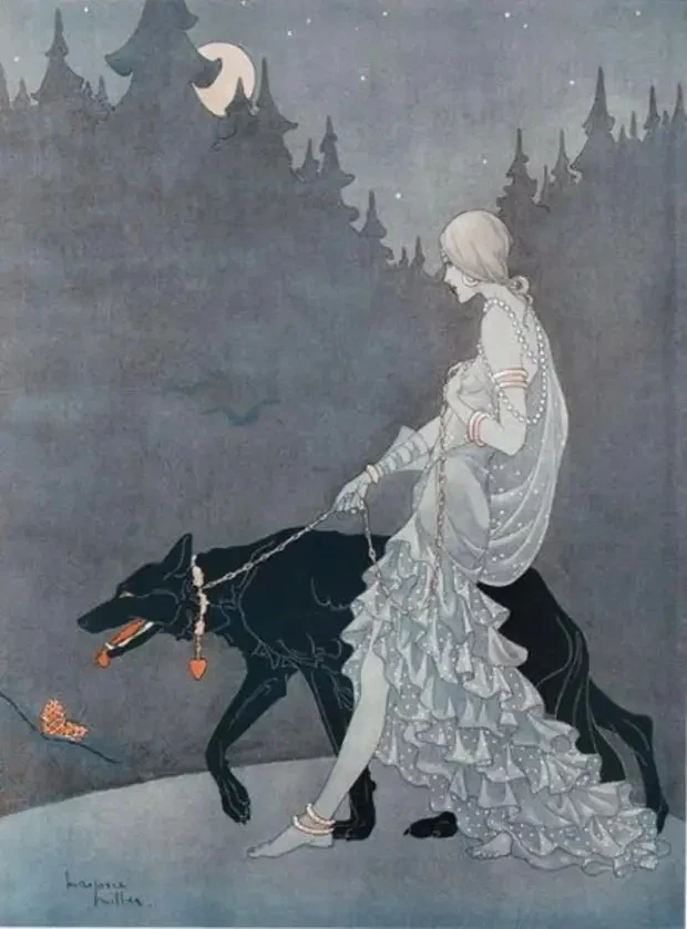 «Королева ночи», Марджори Миллер

В 1924-1935 годах американская художница Marjorie Miller (1926-201